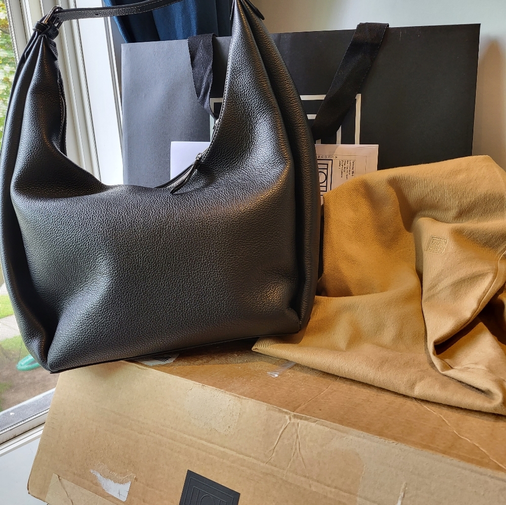 Toteme Hobo Bag, Black - Picture 3 of 16